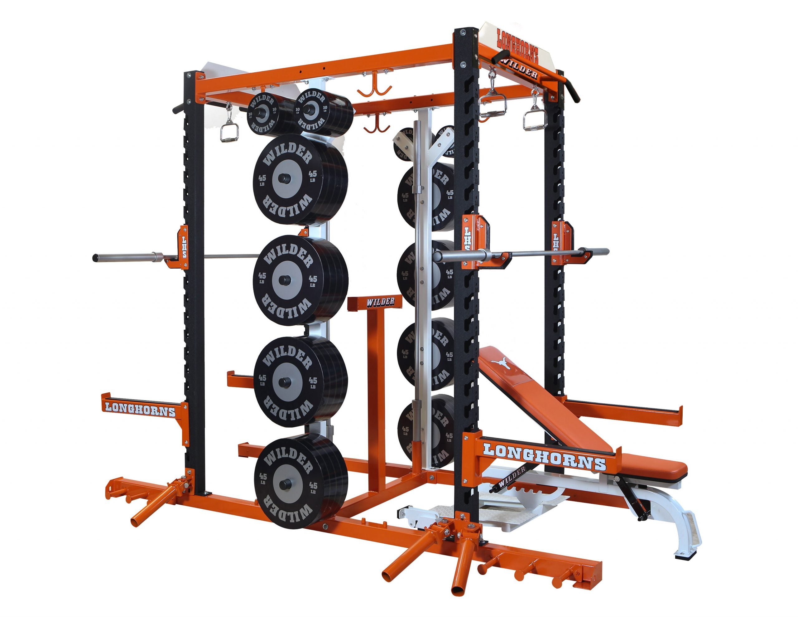 Pro Series Double Rack FW-027ST – Solid Bar Fitness